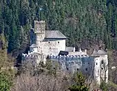 Aerial view of the castle