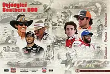 The 2018 Bojangles' Southern 500 program cover.