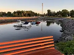 Wharf, breakwater, boat launch, harbour