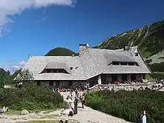 Mountain hut in Dolina Pięciu Stawów Polskich