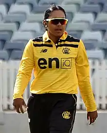 King on the field for WA in September 2022