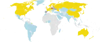 Map displaying countries that won medals during the 2022 Winter Olympics