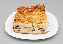 Raisin cheesecake