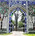 A bottle wall