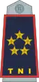 Laksamana besar (grand admiral) rank insignia