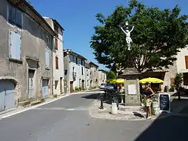 A general view of La Vacquerie-et-Saint-Martin-de-Castries