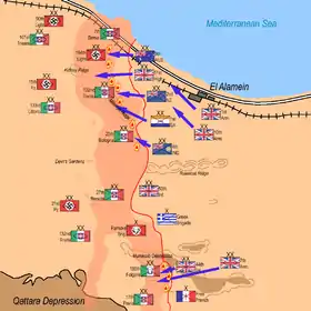 British Forces attack: 10:00 p.m. 23 October