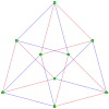 3{4}2,  or , with 9 vertices, and 6 (triangular) 3-edges