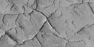 Close-up of ridge network, as seen by HiRISE under HiWish program. This is an enlargement of a previous image.