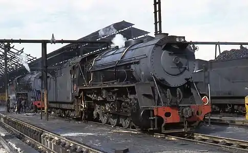 SAR-built no. 381 at Germiston Loco, 23 April 1979