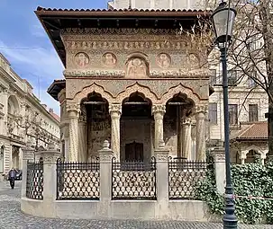 Brâncovenesc - Stavropoleos Monastery Church, Bucharest, unknown architect, 1724