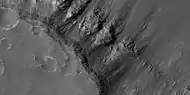 Close view of layers from previous image, as seen by HiRISE under HiWish program