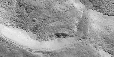 Close views of mantle, as seen by HiRISE under HiWish program