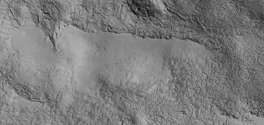 Close view of mantle, as seen by HiRISE under HiWish program