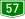 Hungarian route 57 shield