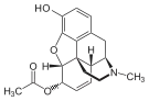 Chemical structure of 6-MAM.