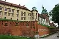 Wawel Royal Castle, view from Grodzka