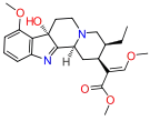 General structure of 7-hydroxymitragynine.