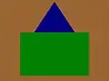 The distinguishing patch of the 73rd Battalion (Royal Highlanders of Canada), CEF