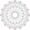 2{4}8, , with 16 vertices, and 64 edges