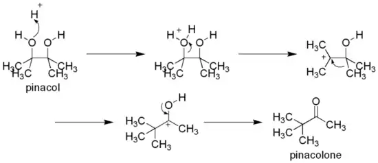 Pinacol rearrangement