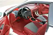 1993 Ford Probe GT with red interior