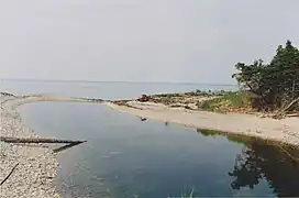 Baie au Caplan, river flat, Anticosti Island 1995