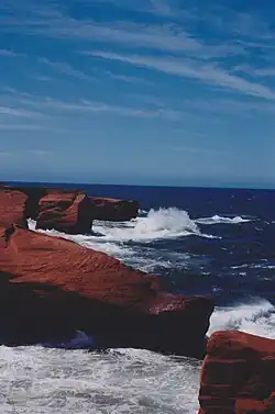 Gulf of St Lawrence. Magdalen Island, Cap-aux-Meules, Chemin du Phare