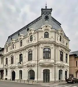 Mix of Beaux Arts and Art Nouveau - Mița the Cyclist House (Strada Biserica Amzei no. 9), Bucharest, by Nicolae C. Mihăescu, 1908