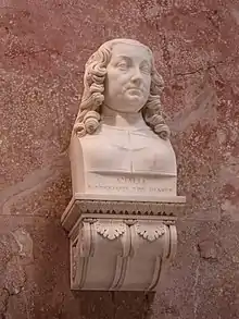 Bust of Amalie of Hesse-Kassel in the Walhalla. She was one of the three original enshrinees of this temple alongside Maria Theresa and  Catherine the Great. There are now six.