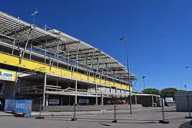 A. Le Coq Arena during renovation in 2017