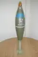 120mm HE mortar shell fitted with M734 proximity fuze