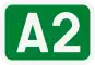 A2 motorway shield}}