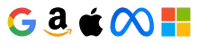 The 2000s saw the rise of the Big Tech companies like Alphabet (Google), Amazon, Apple, Meta, and Microsoft are headquartered in the West Coast of the United States.