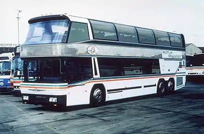 1983 model year Skyliner AN122/3 evaluated by AC Transit in Oakland, California