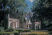 Afton Villa, a former plantation house in West Feliciana Parish, Louisiana.  Built from 1848 to 1856, the masonry structure burned in 1963.