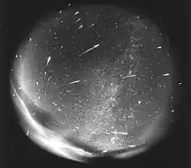 Leonid meteor shower detected at Modra observatory, bolides on single photographic plate.