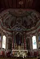 Interior of the church