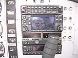 GMA340 Audio control, GNS430 Nav/Com and GTX327 transponder in a light aircraft