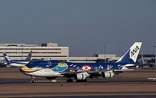 Boeing 747-400D in Marine Jumbo livery