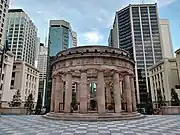 Shrine of remembrance at the ANZAC Square is a major memorial in Brisbane