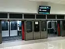 An underground people mover, called The Plane Train, station at Hartsfield-Jackson Atlanta International Airport, Atlanta, United States