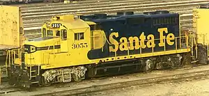 ATSF#3055, a GP20 formerly owned by the ATSF, now part of the BNSF