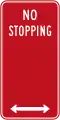 (R5-400) No Stopping (used in New South Wales)