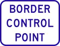 (QLD-TC2338) Border Control Point (2020-2022) (used in Queensland)