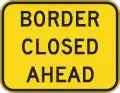 (QLD-TC2341) Border Closed Ahead (2020-2022) (used in Queensland)