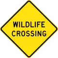 (W5-V120) Wildlife Crossing (used in Victoria)