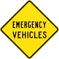 (W5-V121) Emergency Vehicles (used in Victoria)