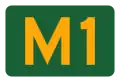 Alphanumeric route shield (used on motorways and freeways)