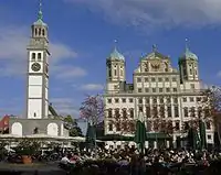 Augsburger Rathaus and Perlachturm